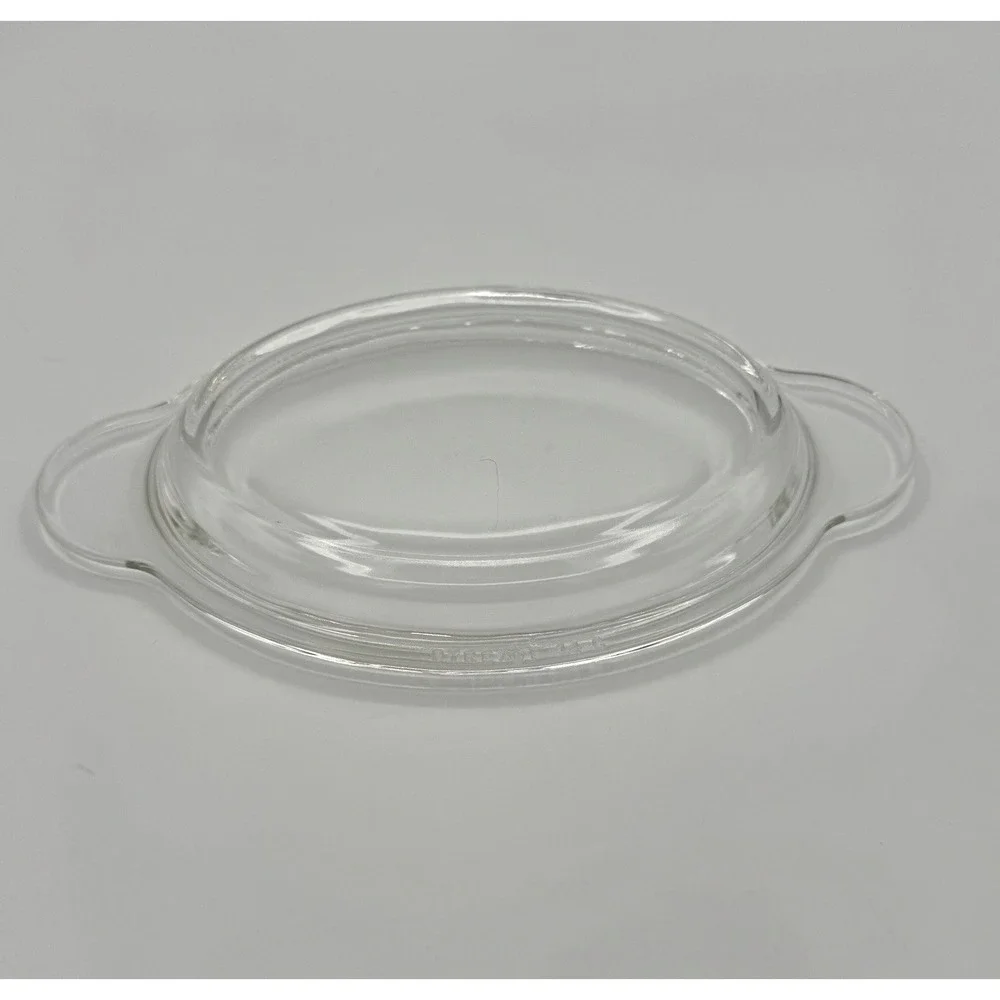 Pyrex P14C Oval Clear Glass Replacement Lid Casserole Cover